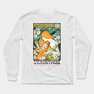 Red Haired Woman, L'Ermitage Literary Magazine Paris 1897 Paul Berthon Long Sleeve T-Shirt